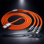 120W Super Fast Charging 3-in-1 USB Cable
