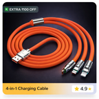 120W Super Fast Charging 3-in-1 USB Cable