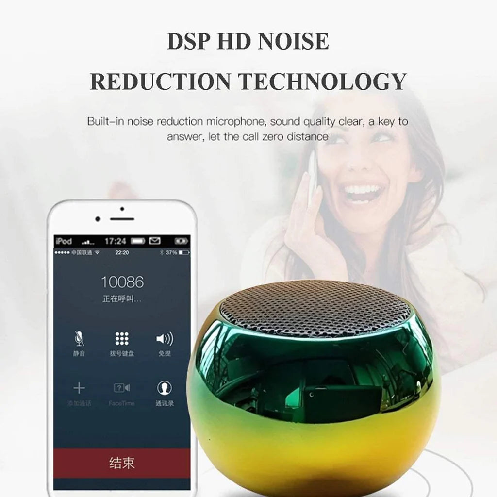 Mini Bluetooth Speaker – 360° Crystal Clear Sound & Deep Bass
