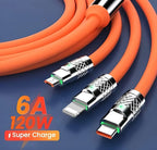 120W Super Fast Charging 3-in-1 USB Cable