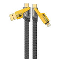 Universal 4-in-1 Braided Fast Charging Cable