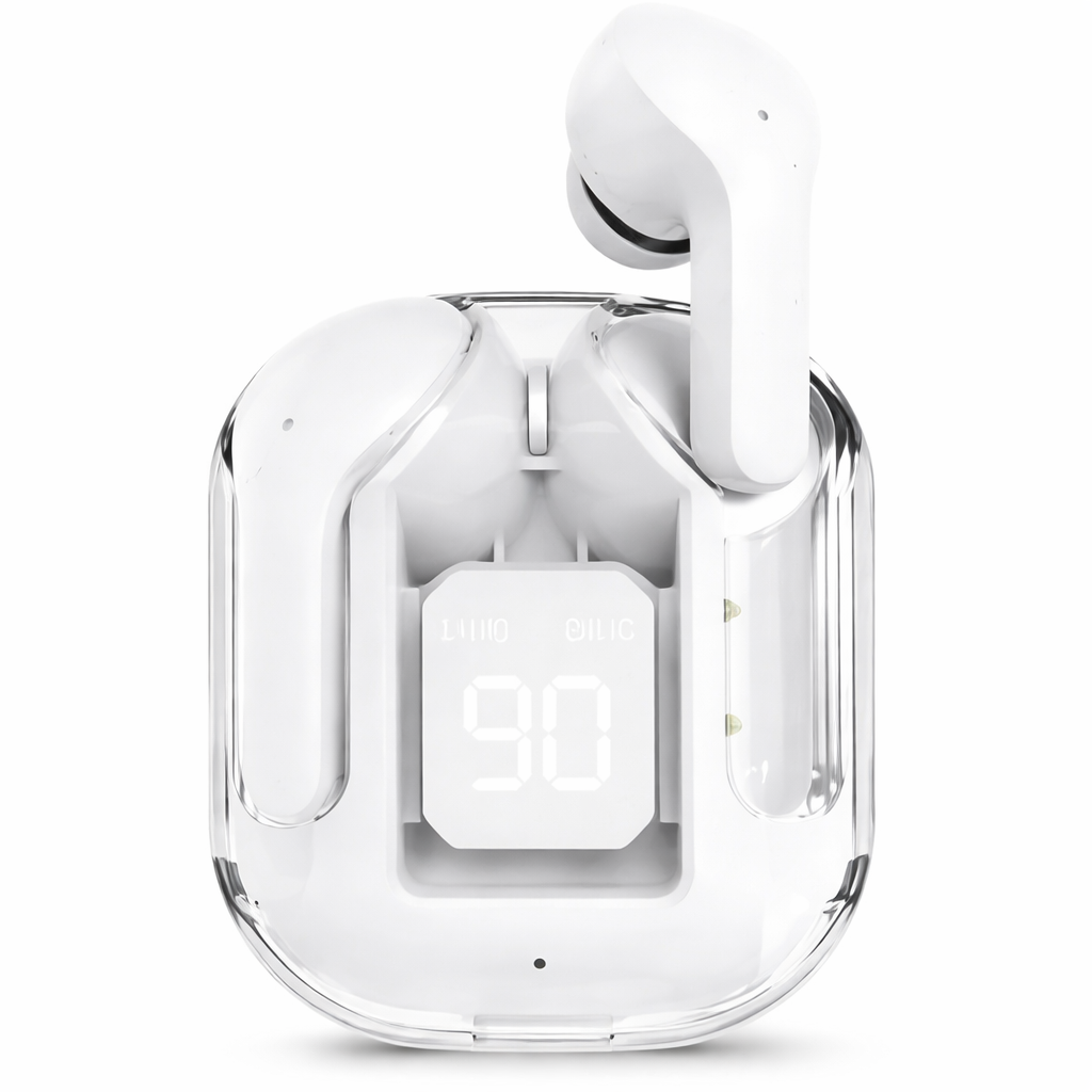Wireless Bluetooth Earbuds with LED Display & Charging Case