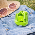 Neon Green Wireless Bluetooth Earbuds