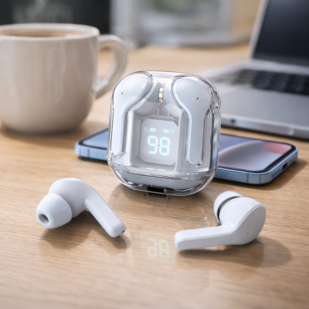 Pro Wireless Earbuds | Ultra-Long Battery & Digital Power Display