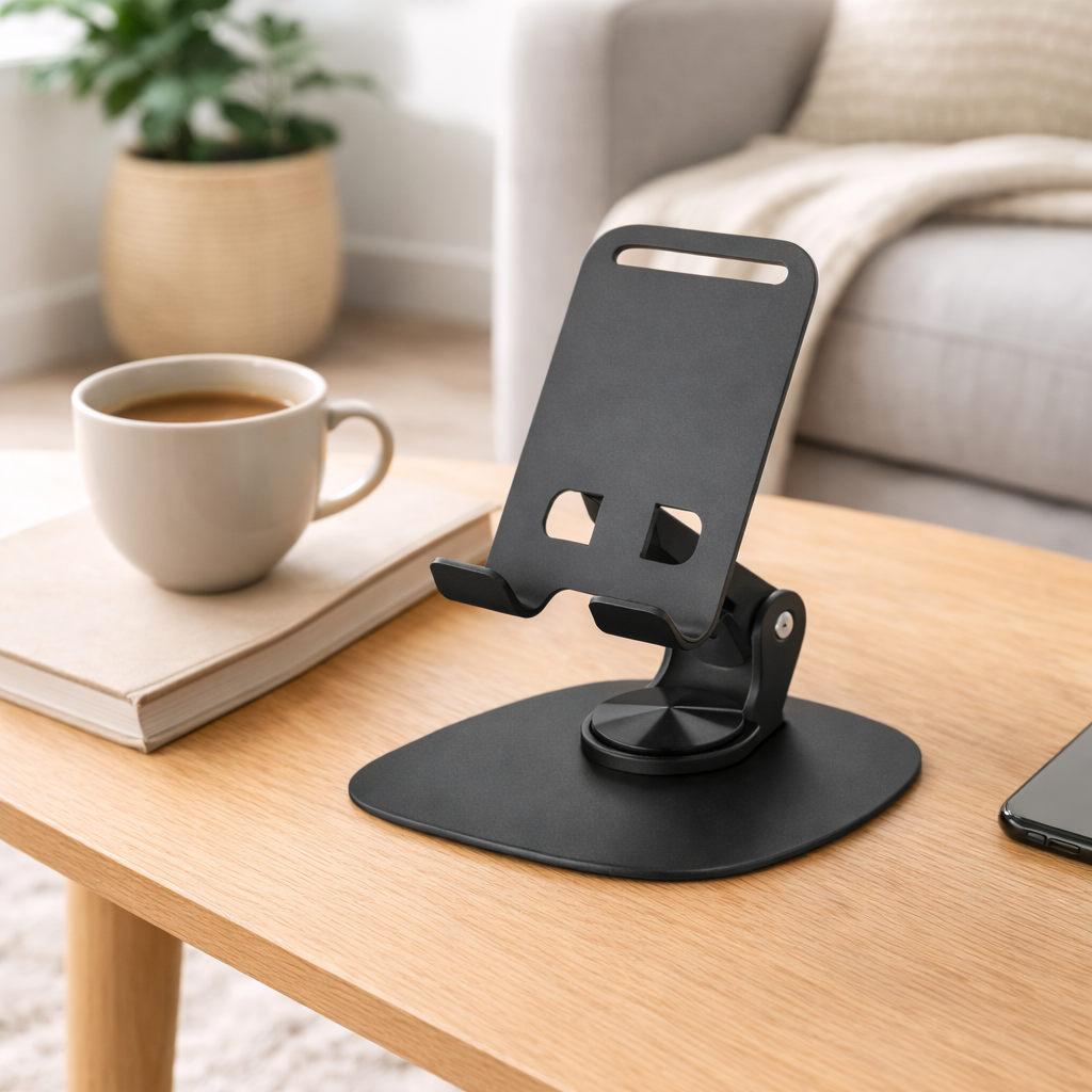 Adjustable Mobile & Tablet Stand – Stable Desk Holder