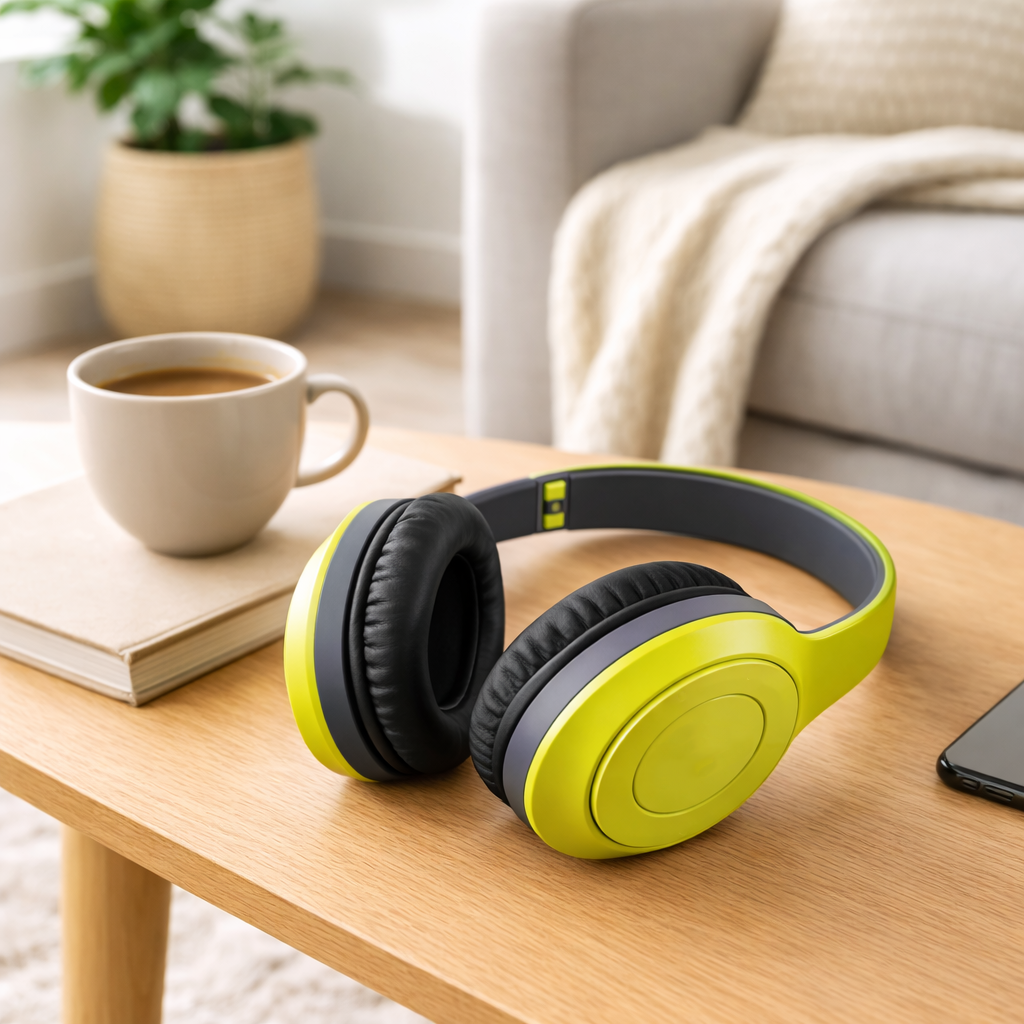 Wireless Over-Ear Headphones – Powerful Bass & Comfortable Fit