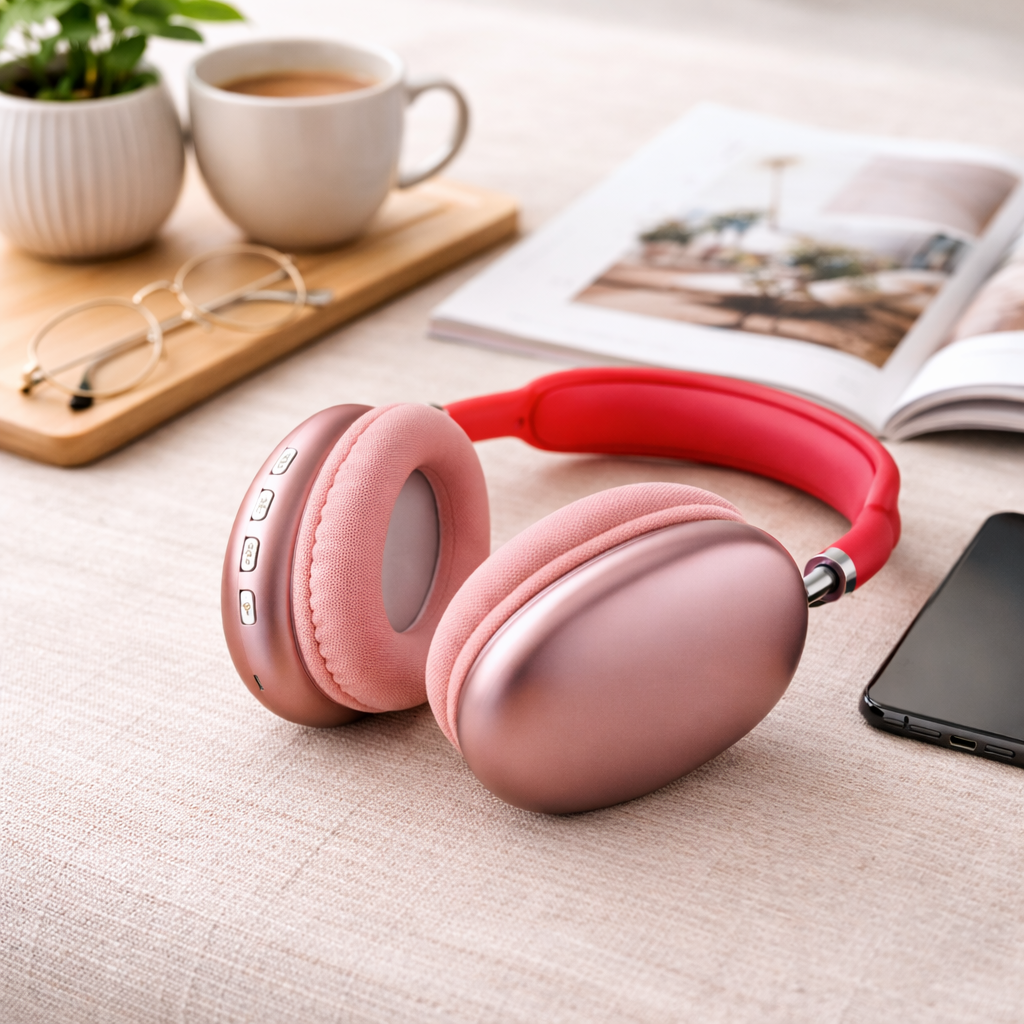 Stylish Wireless Over-Ear Headphones