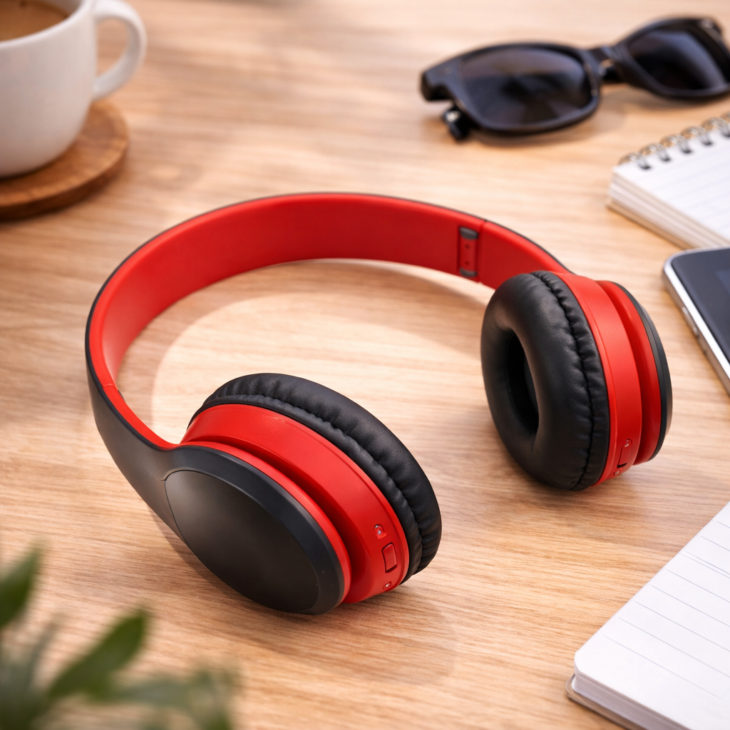 Red Elite Wireless Bluetooth Headphones