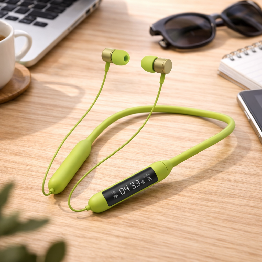 Pro-Bass Wireless Neckband Headphones