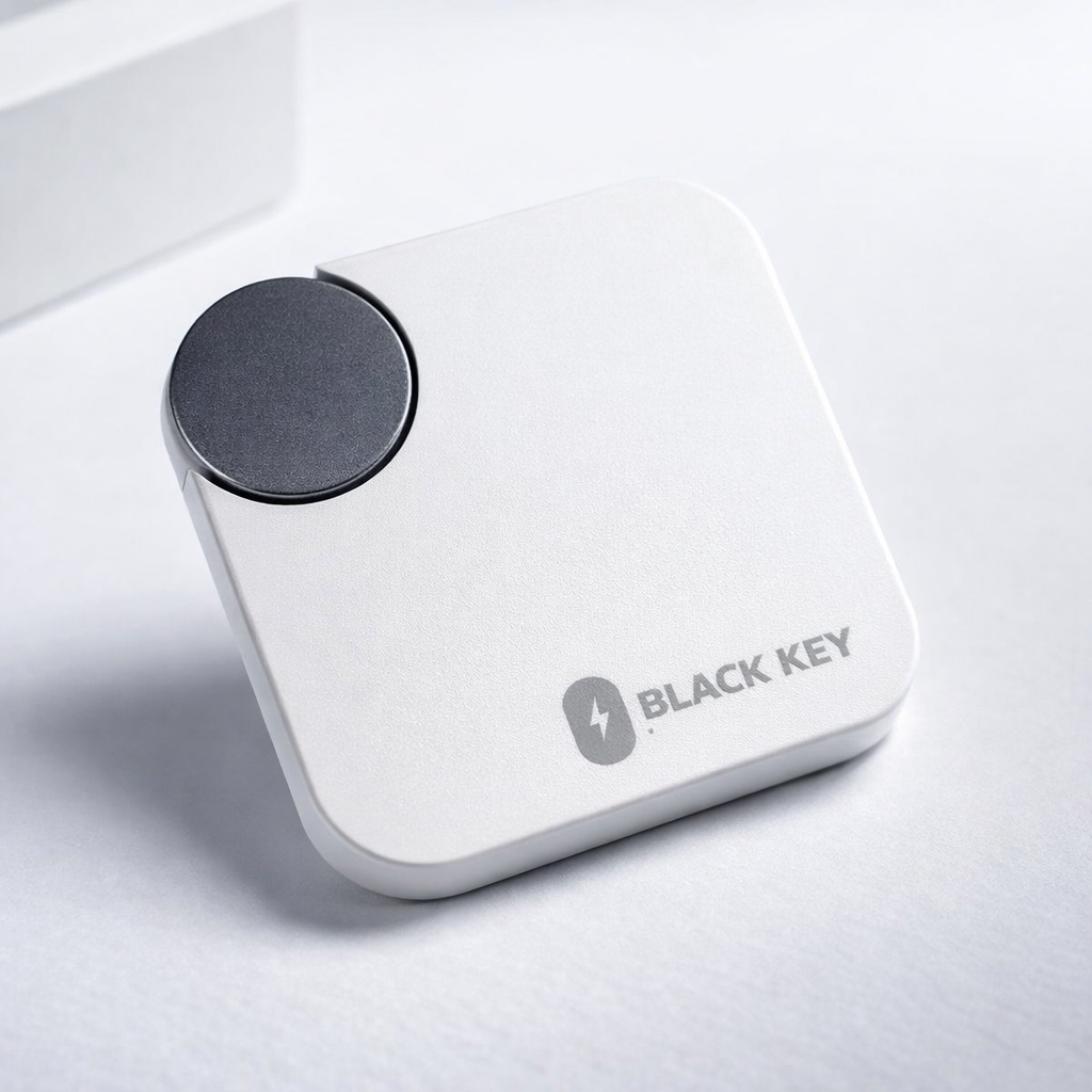 BLACK KEY Compact Smart Gadget – Premium White Edition